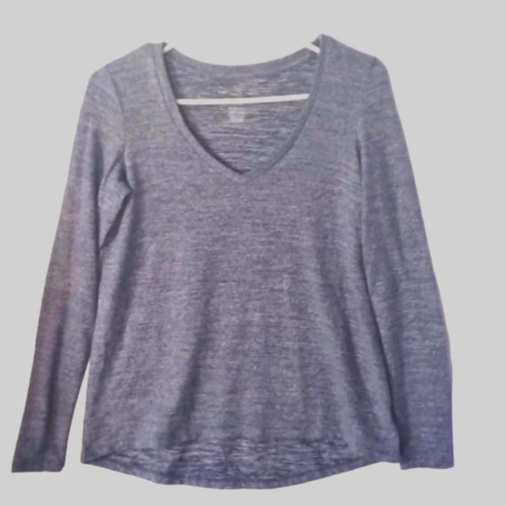 American eagle womans size xs light blue v neck soft & sexy plush sweater